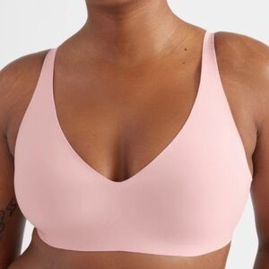 Knix Revolution V-neck Bra Sz XL Rose Water